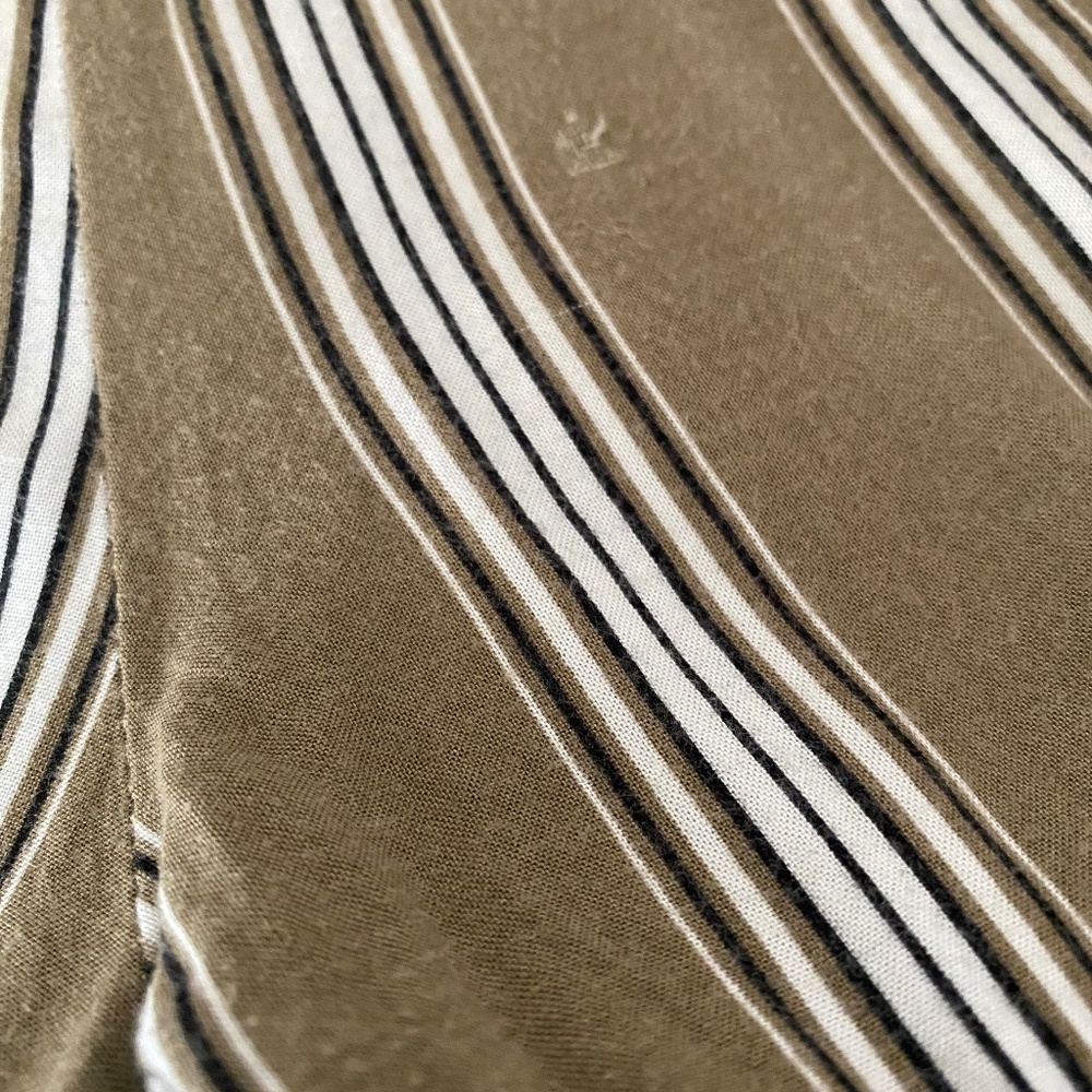 Ladies xhilaration striped cotton pants - Picture 2 of 2